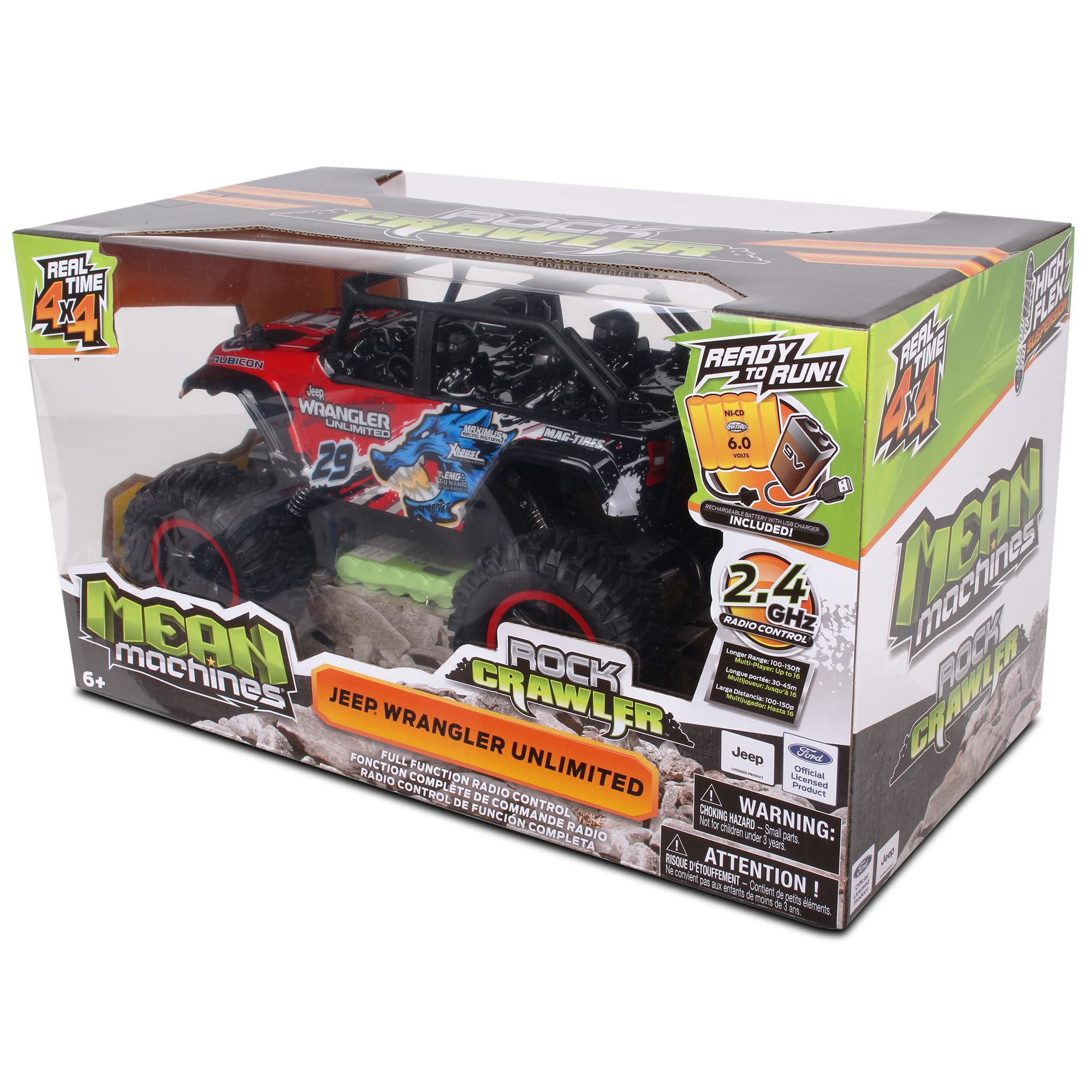 ジープ★クローラ Amazon.co.jp: Mean Machines 4x4 オフロードロッククローラー 2.4GHz